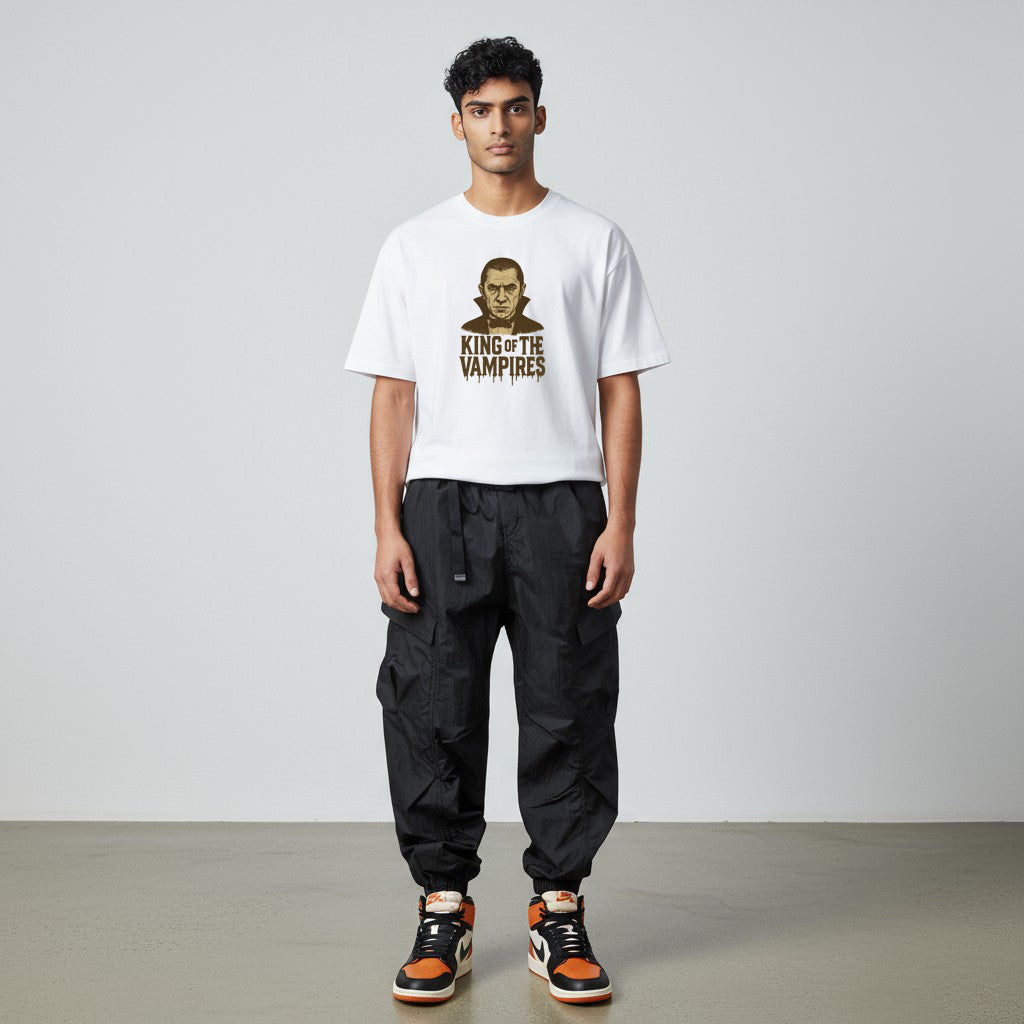 KING OF THE VAMPIRES T SHIRT WHITE