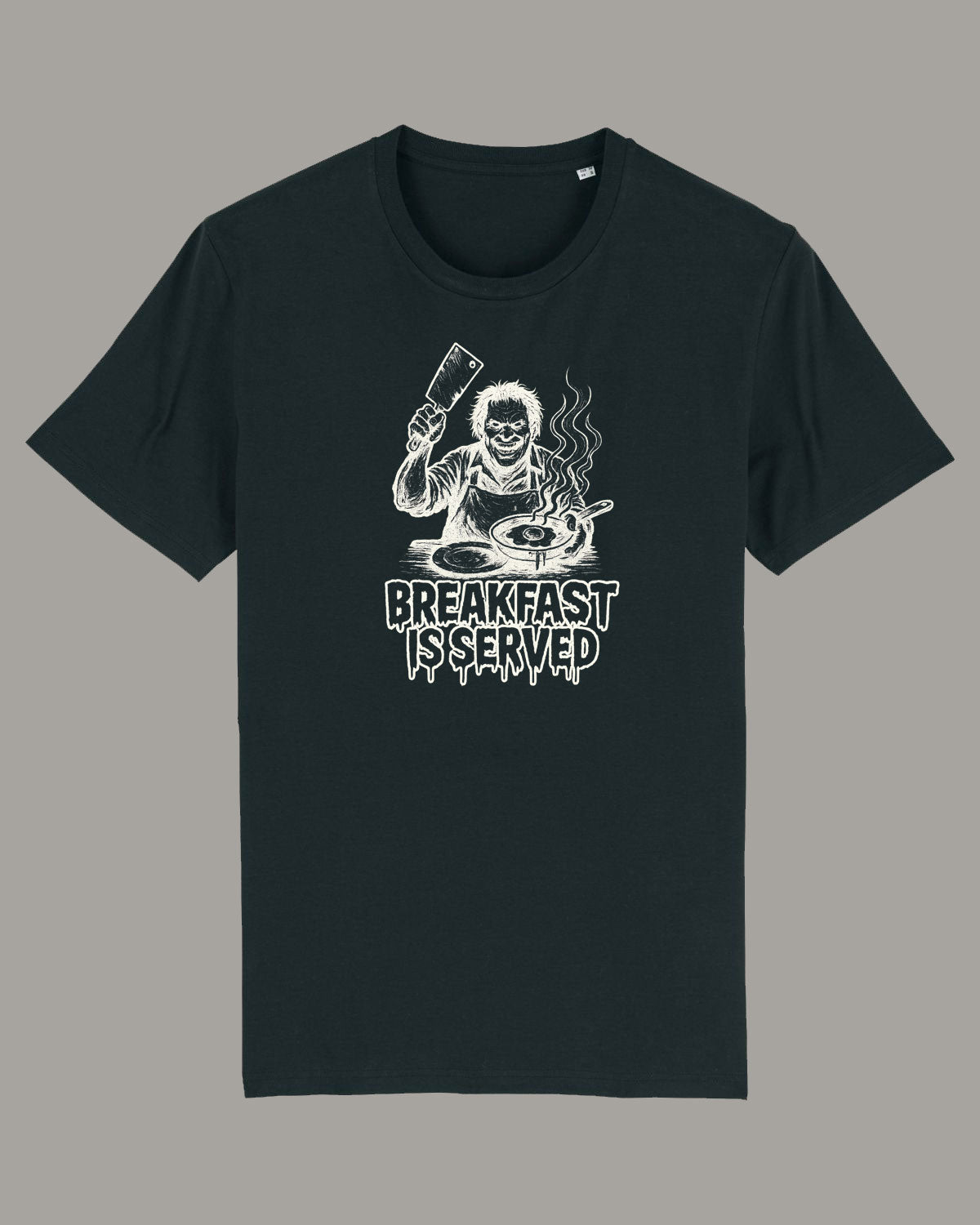 BREAKFAST SERVED T-SHIRT BLACK