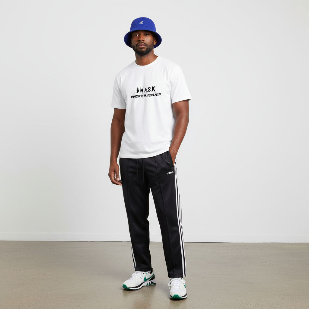 BWASK CENTRE LOGO T SHIRT WHITE