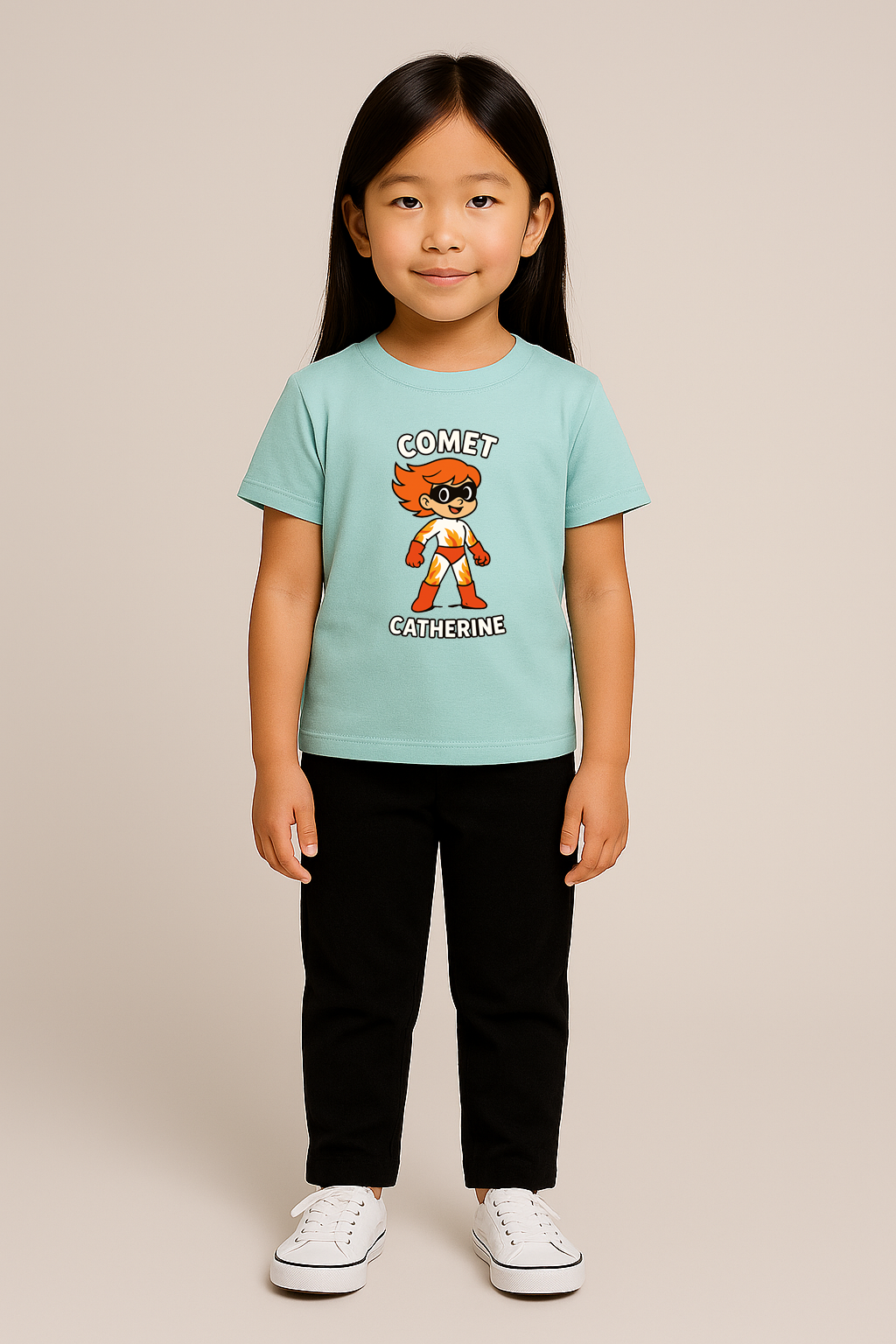 COMET CATHERINE T SHIRT CARIBBEAN BLUE