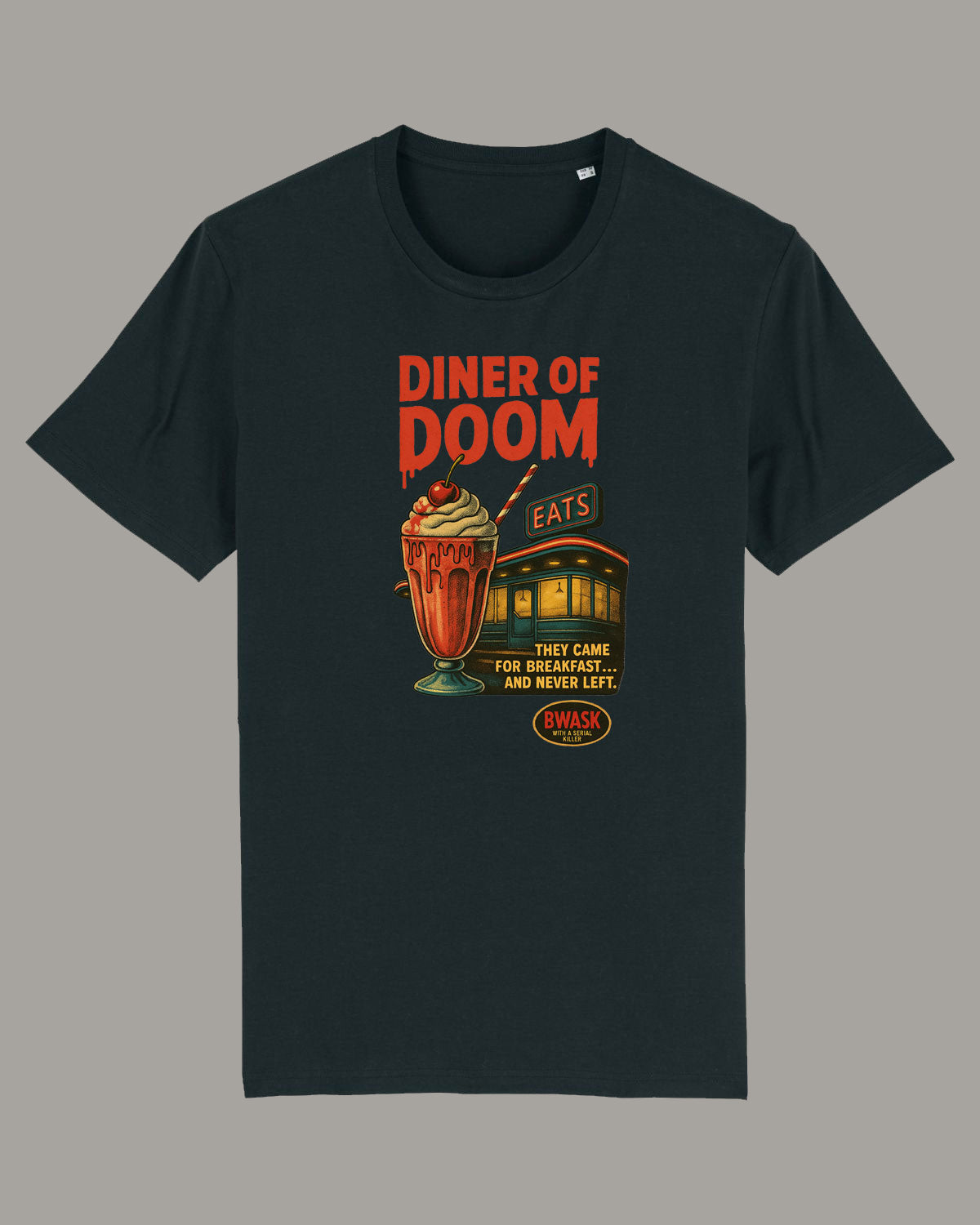 DINER OF DOOM T-SHIRT BLACK