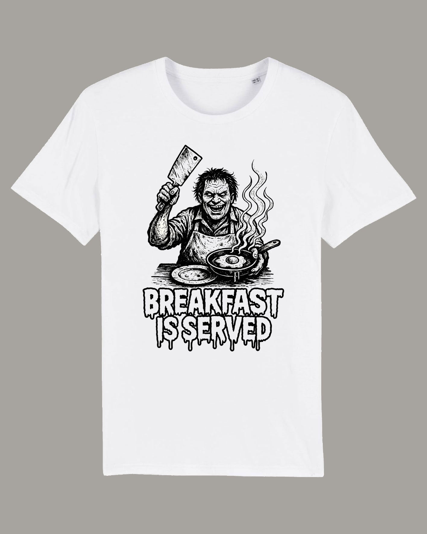 BREAKFAST SERVED T-SHIRT WHITE