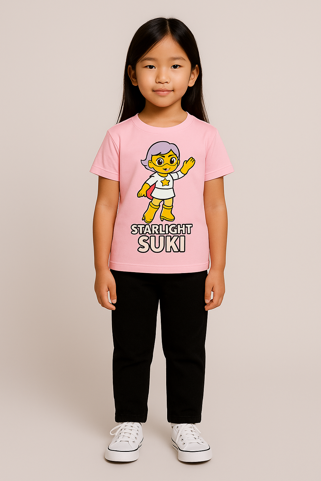 STARLIGHT SUKI T SHIRT COTTON PINK
