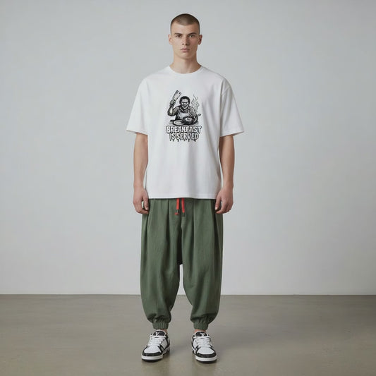 BREAKFAST SERVED T-SHIRT WHITE