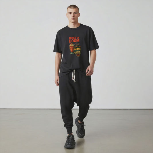 DINER OF DOOM T-SHIRT BLACK