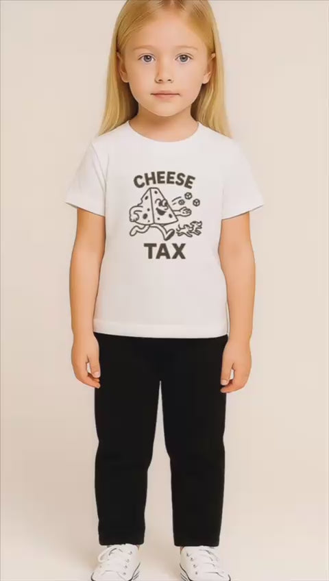 CHEESE TAX T SHIRT WHITE