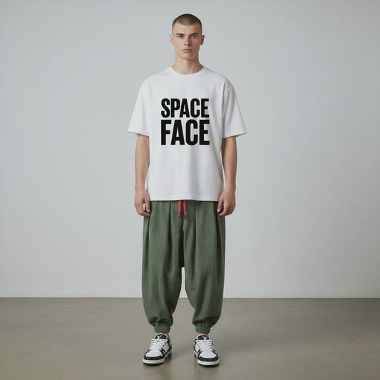 DOVES CHOOSE SPACE FACE T SHIRT WHITE