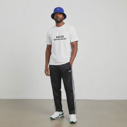 BWASK CENTRE LOGO T SHIRT WHITE