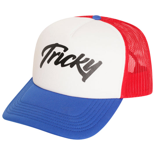 TRICKY LARGE LOGO 5 PANEL FOAM TRUCKER CAP MULTI