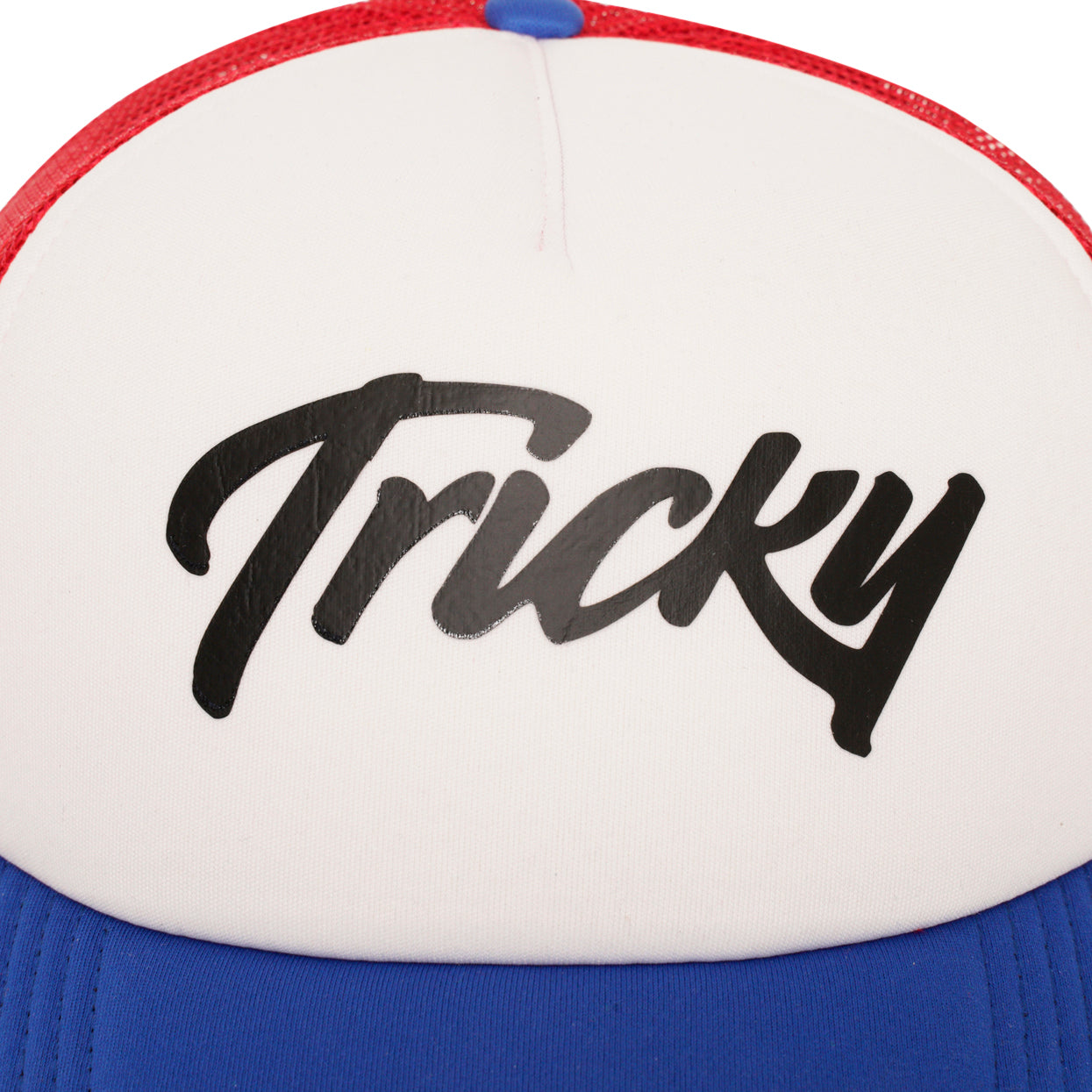 TRICKY LARGE LOGO 5 PANEL FOAM TRUCKER CAP MULTI