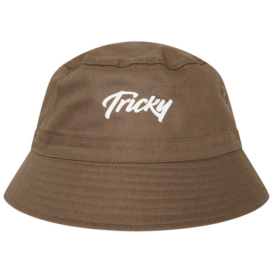 TRICKY SMALL LOGO BUCKET HAT KHAKI