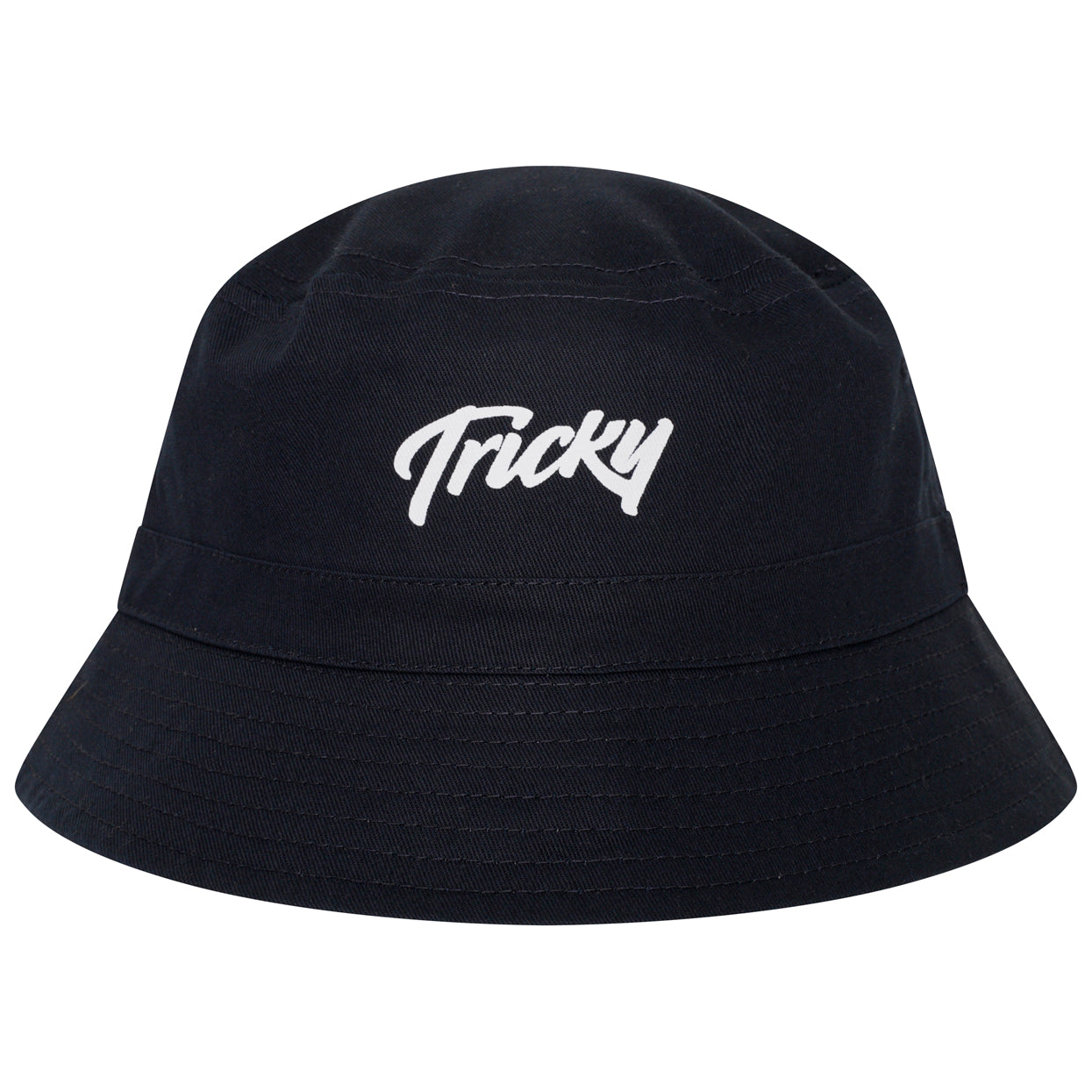 TRICKY SMALL LOGO BUCKET HAT NAVY