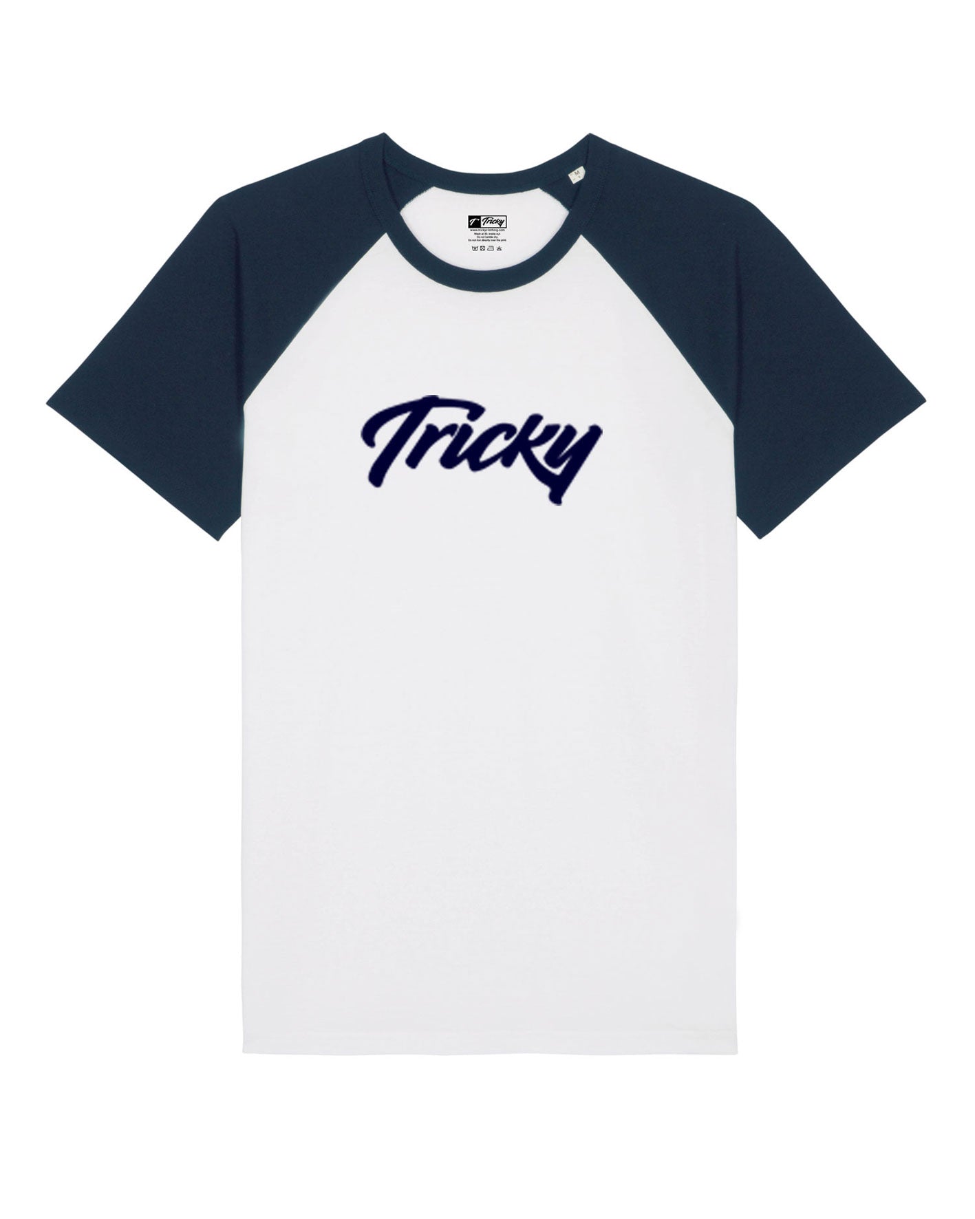 BASEBALL TWINSET LARGE LOGO WHITE NAVY