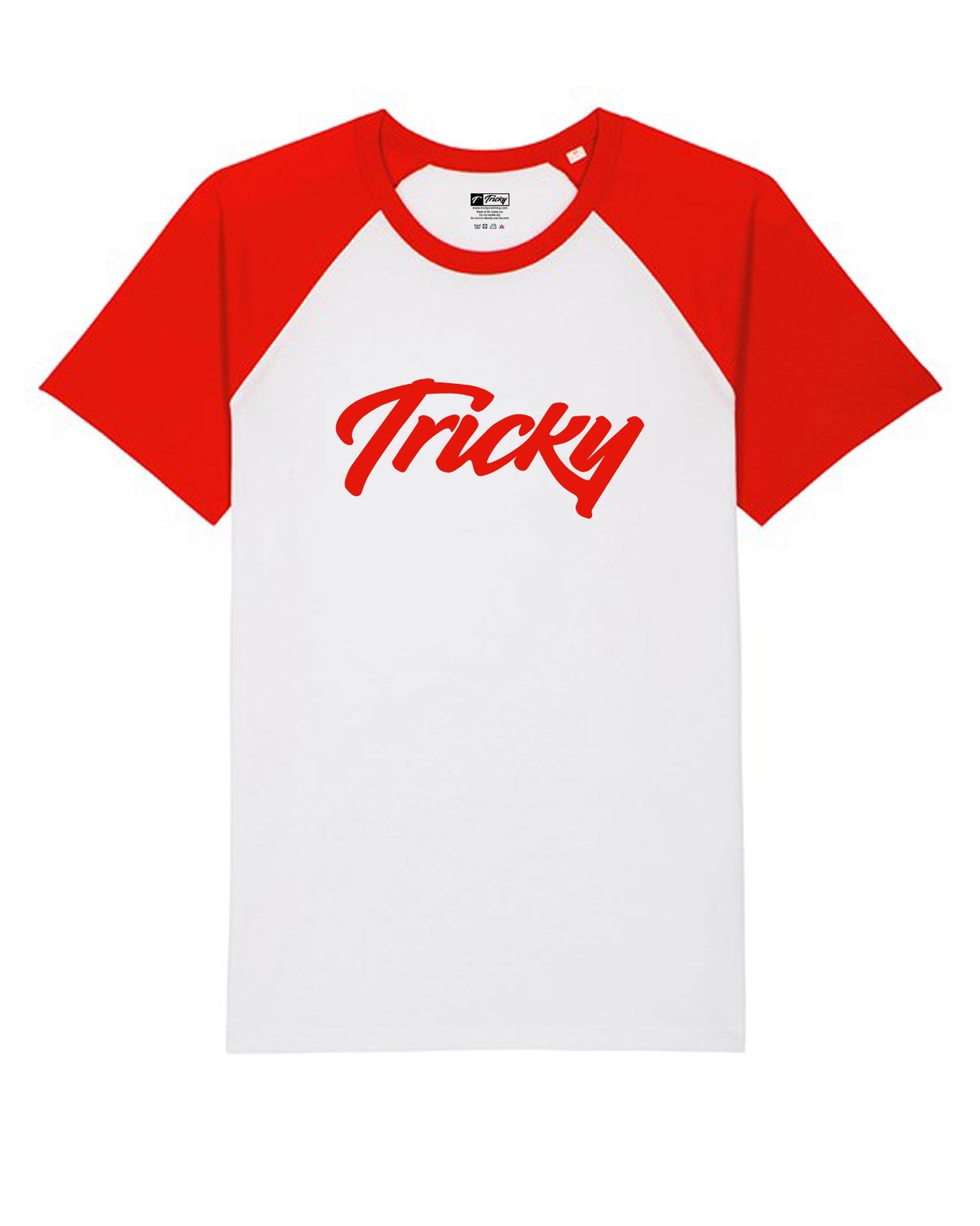 BASEBALL TWINSET LARGE LOGO WHITE RED