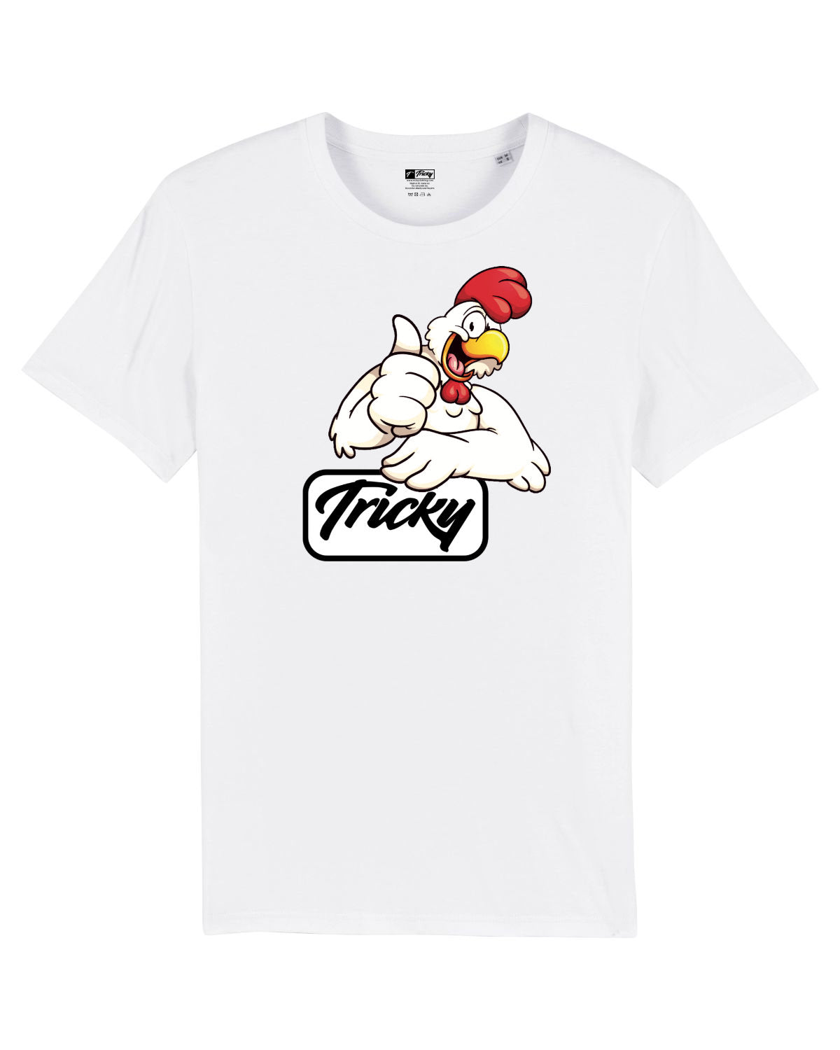 MENS CHICK T SHIRT WHITE