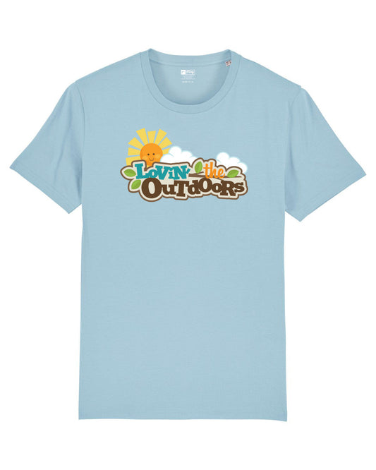 MENS OUTDOORS T SHIRT SKY BLUE