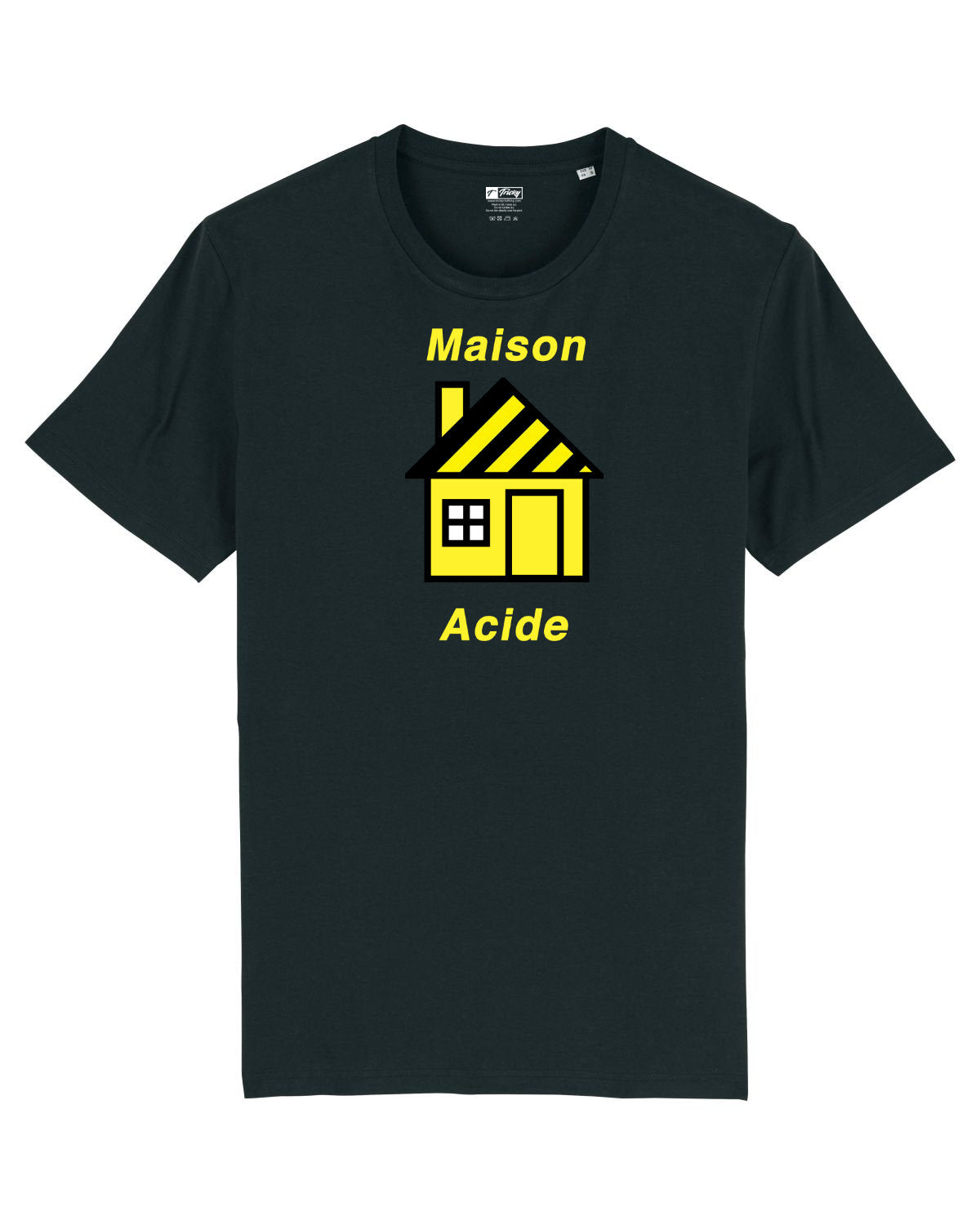 MAISON ACIDE T SHIRT BLACK