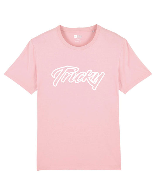 MENS OUTLINE LARGE LOGO T SHIRT PINK