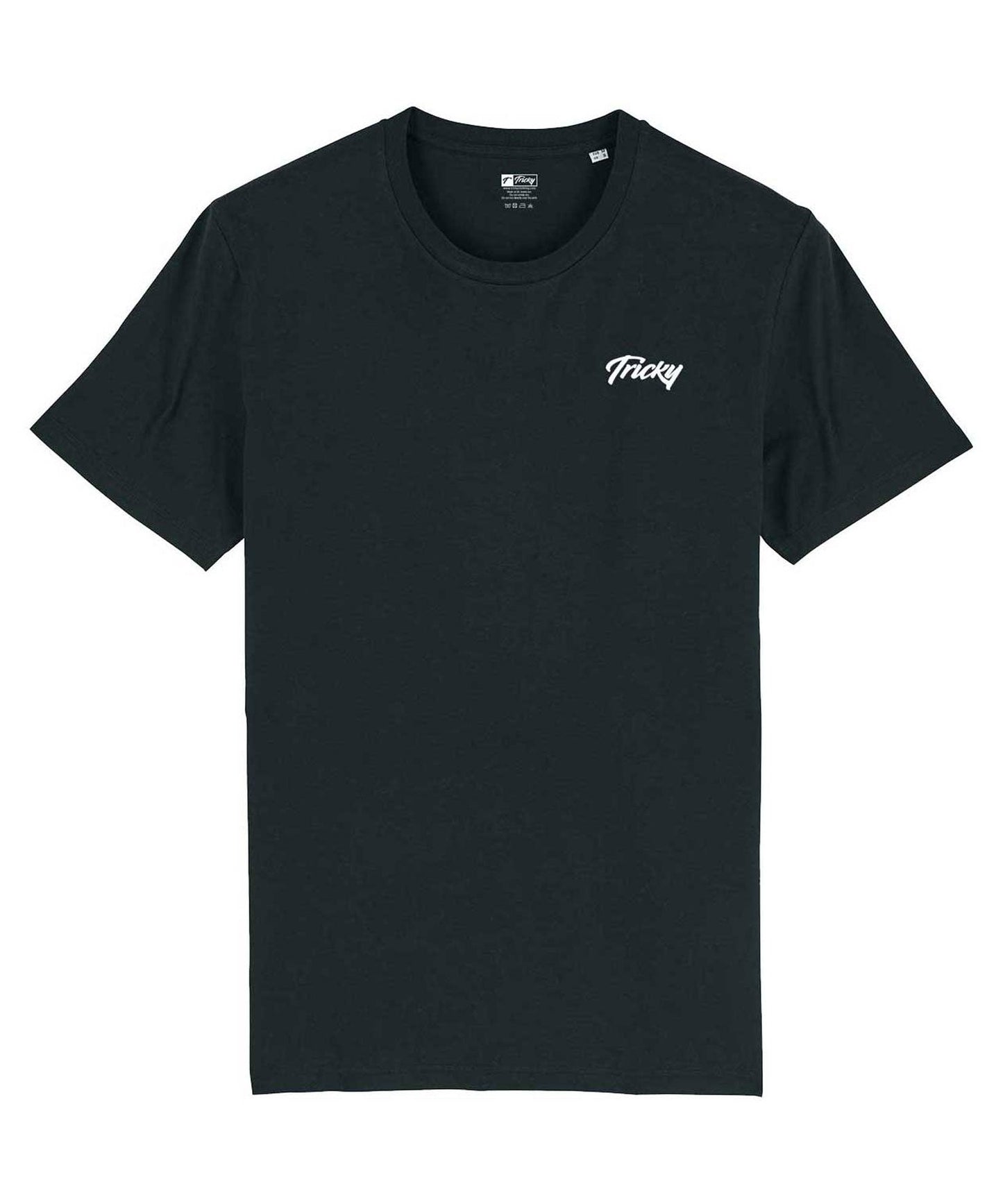 MENS ORIGINAL CHEST LOGO T SHIRT BLACK WHITE