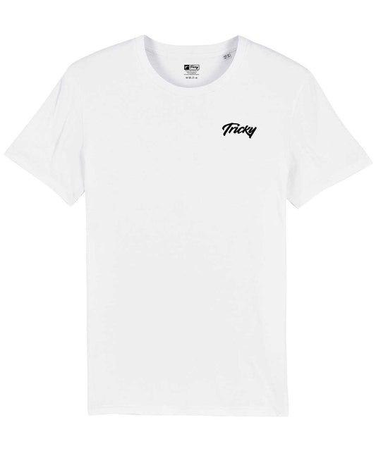 MENS ORIGINAL CHEST LOGO T SHIRT WHITE BLACK