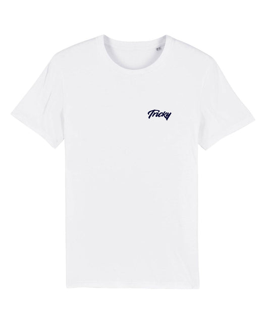 MENS ORIGINAL CHEST LOGO T SHIRT WHITE NAVY