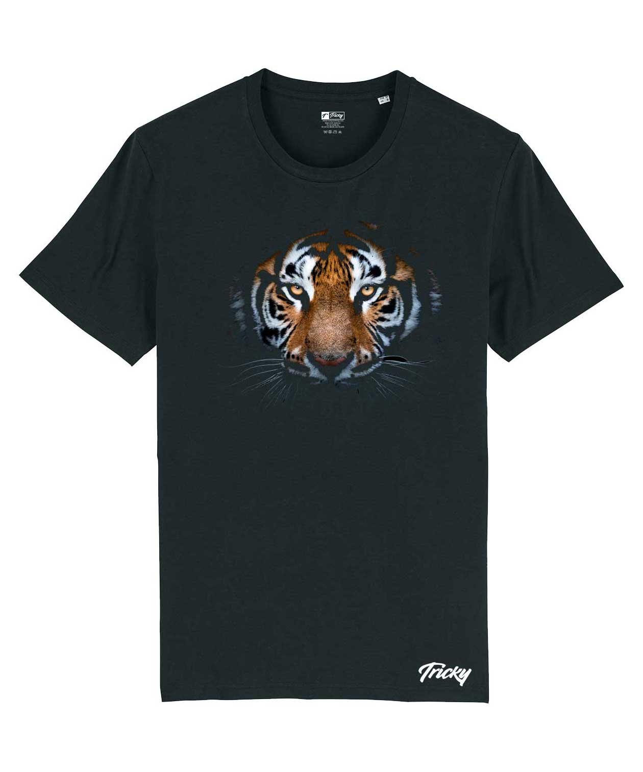 MENS TIGER T SHIRT BLACK