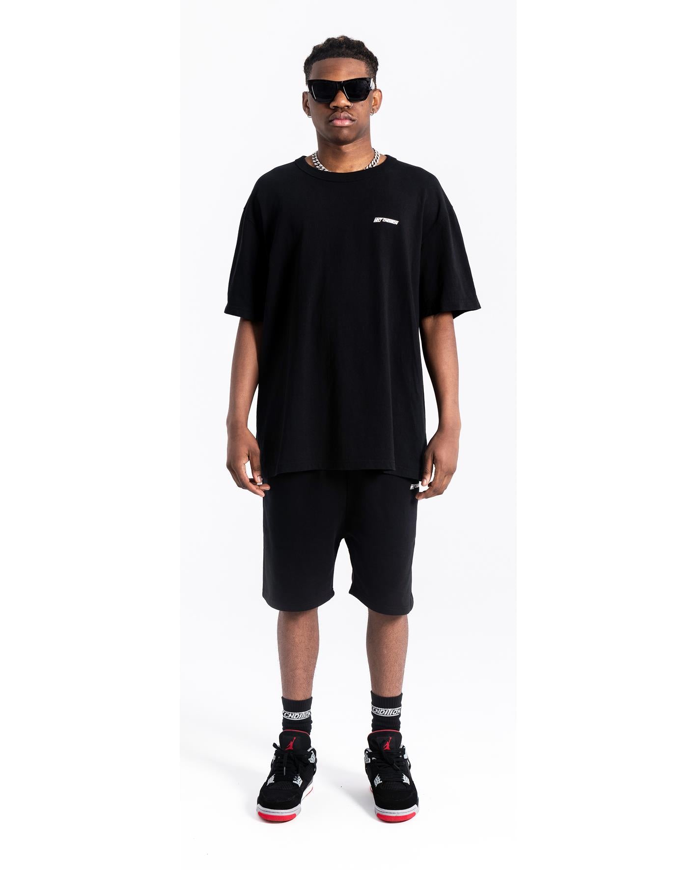 MNT CNDITION BRAND SHORTS BLACK