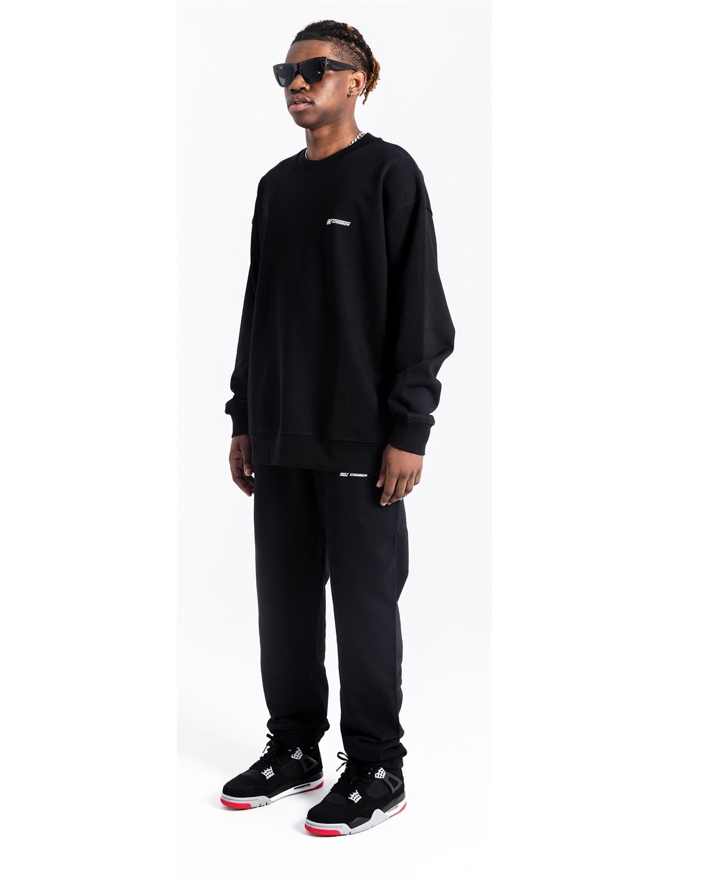 MNT CNDITION BRAND CREW NECK SWEATER BLACK