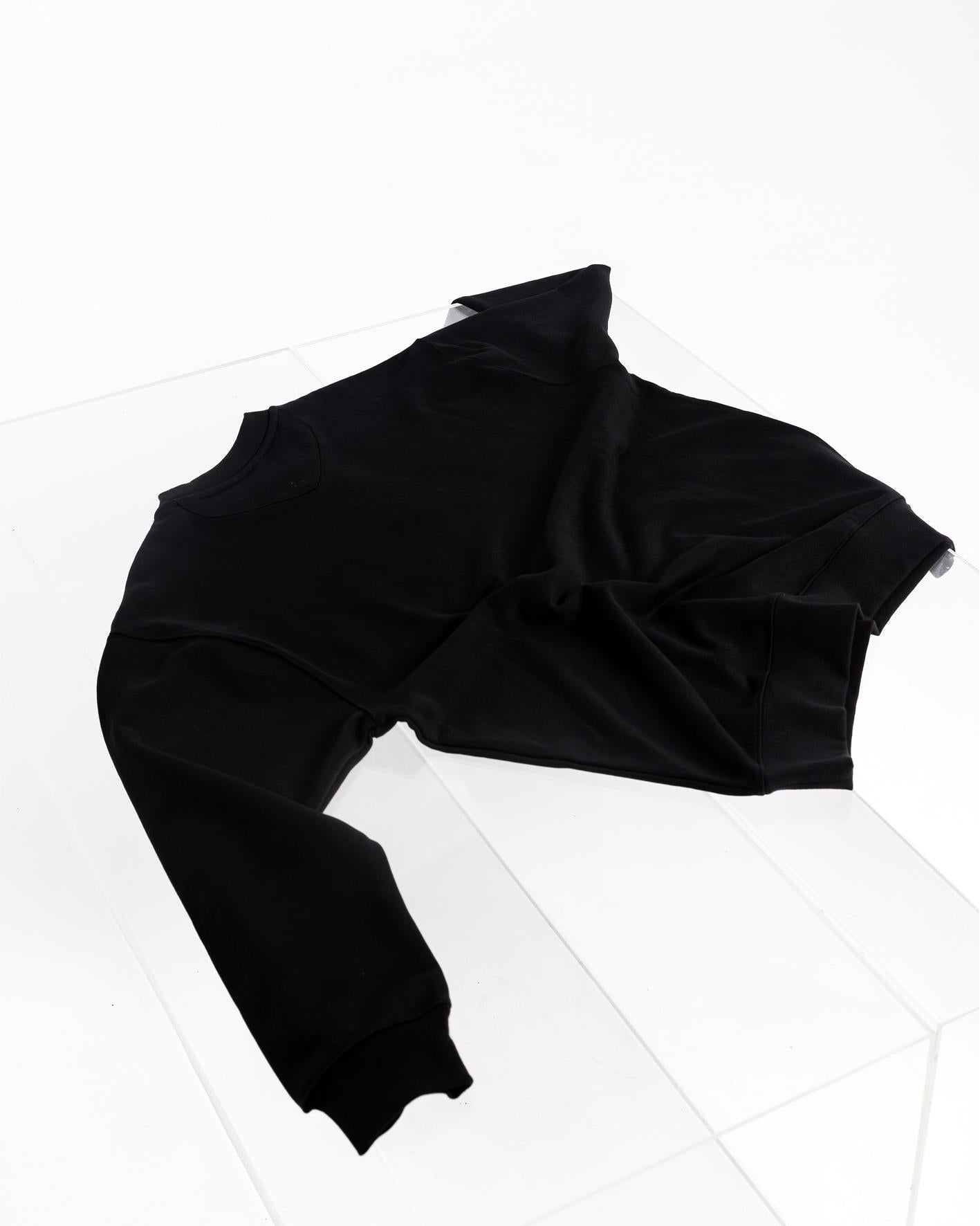 MNT CNDITION BRAND CREW NECK SWEATER BLACK