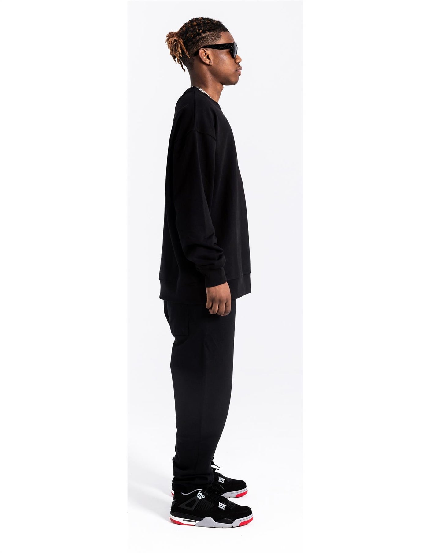 MNT CNDITION BRAND CREW NECK SWEATER BLACK