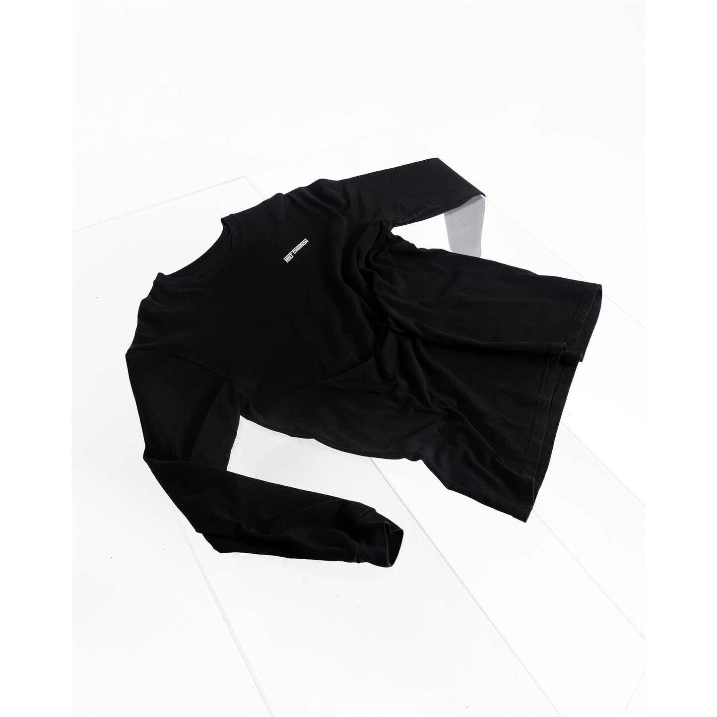 MNT CNDITION BRAND LONG SLEEVE T SHIRT BLACK