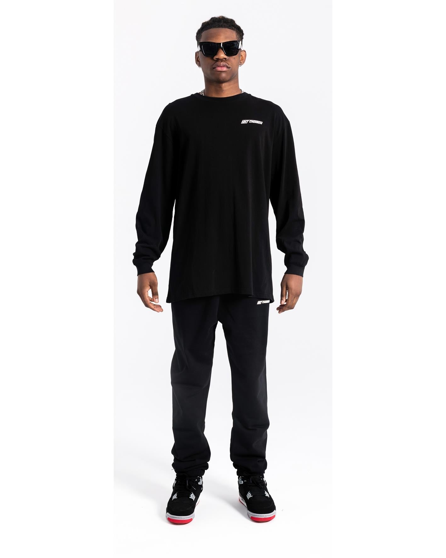 MNT CNDITION BRAND LONG SLEEVE T SHIRT BLACK